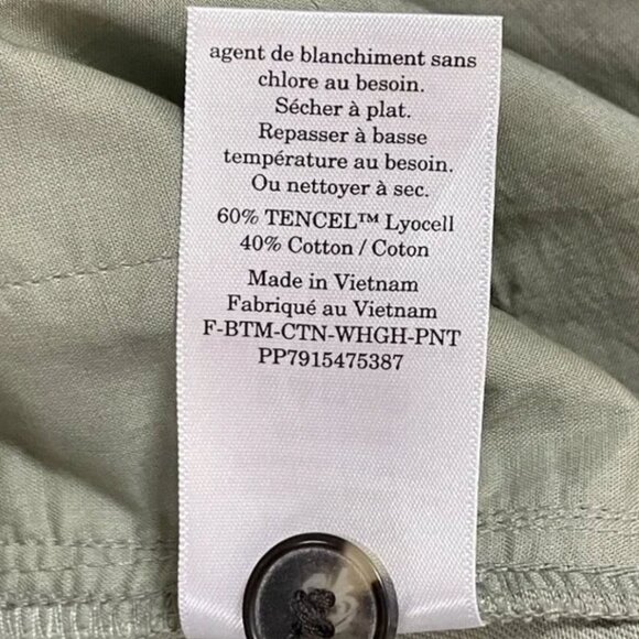 NEW Everlane The Draper Pleated Pant in Buttersmooth 8 Seagrass Green - Picture 11 of 11